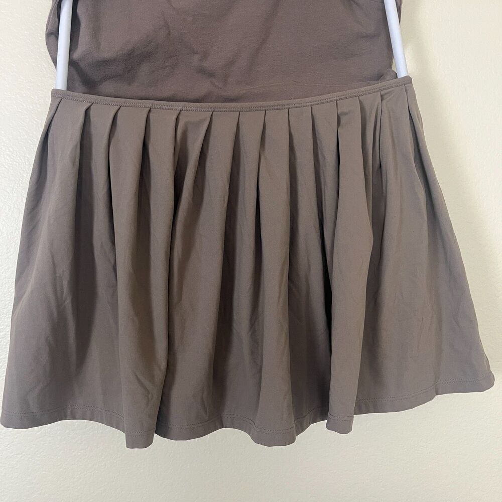 Free People Women Size L Pumice So Simple Mini Dress Tennis Casual Workout Sport - Picture 7 of 13